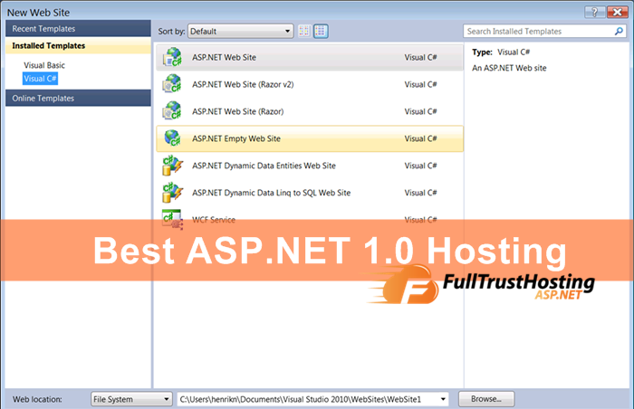 Best ASP.NET 1.0 Hosting