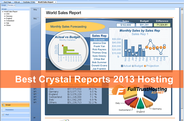 Best Crystal Reports 2013 Hosting
