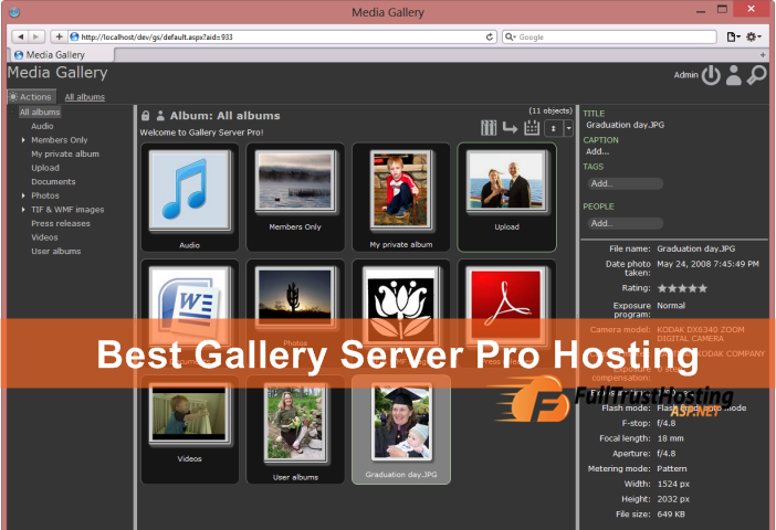 Best and Reliable Gallery Server Pro Hosting